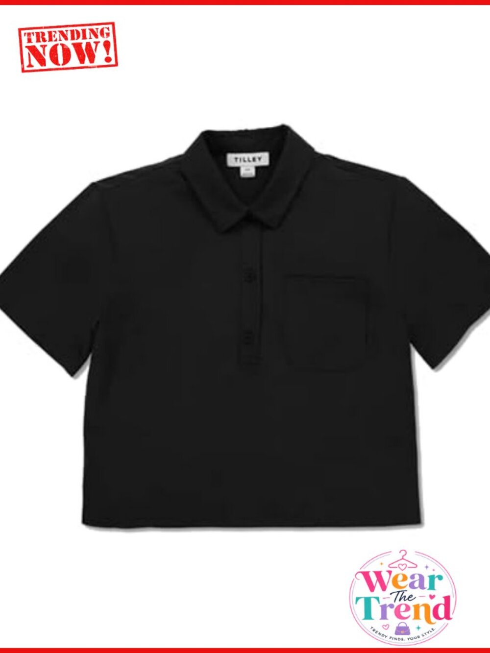 Tilley Short Sleeve Tech SLK Polo Recycled Polyester Spandex Regular Fit